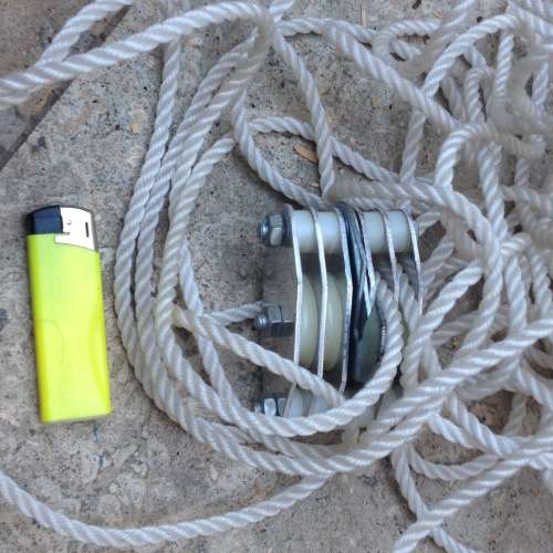 pulley system with line , Hong Kong
