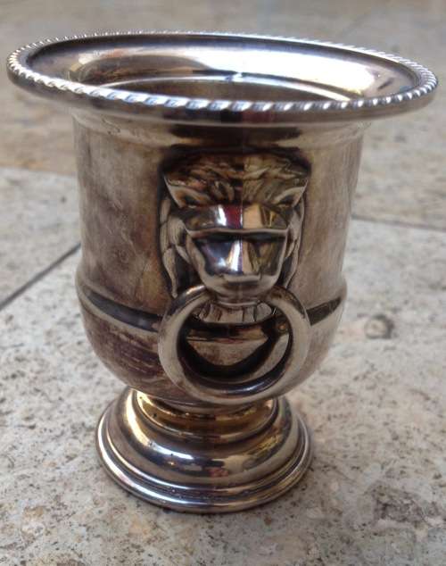 vintage viners of Sheffield candle holder