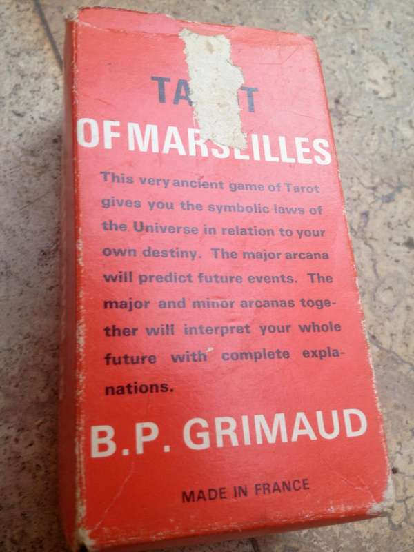 Tarot Of Marseilles BP Grimaud