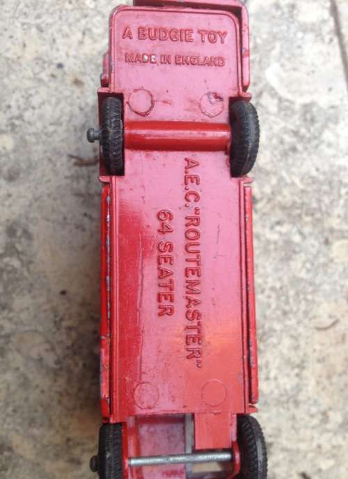 vintage budget toy , AEC Routemaster 64 seater bus , metal