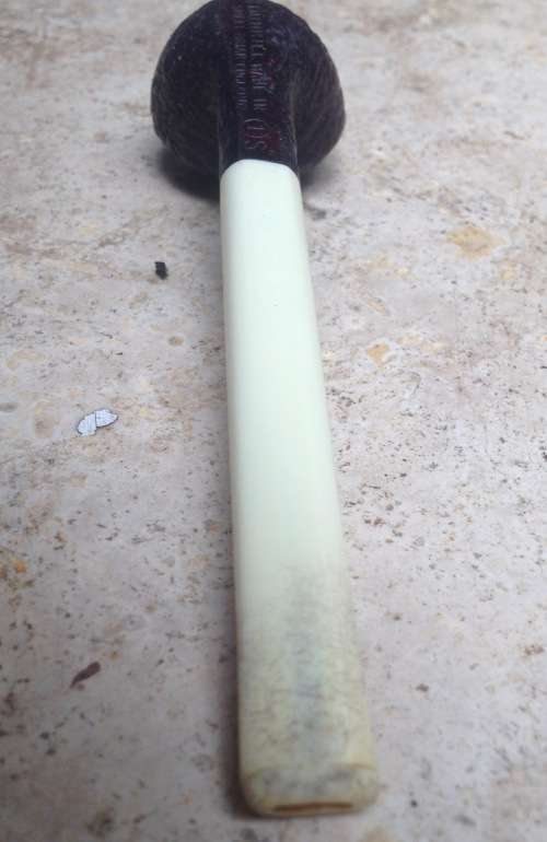 rare Dunhill Shell Briar pipe , ivory