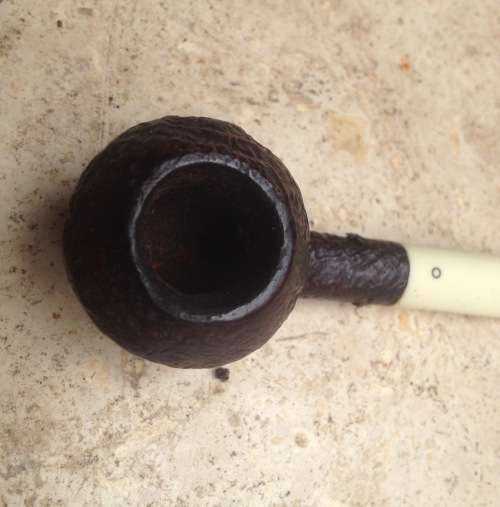 rare Dunhill Shell Briar pipe , ivory