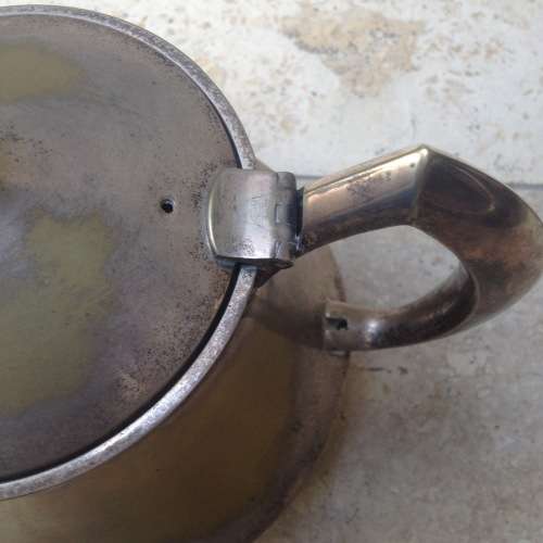 retro Deluye epns brass tea pot