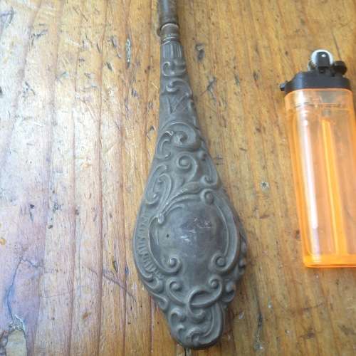 vintage J & RG sterling silver handled button hook