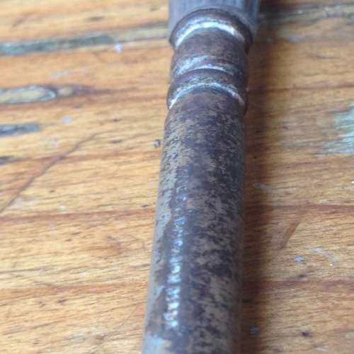 vintage J & RG sterling silver handled button hook
