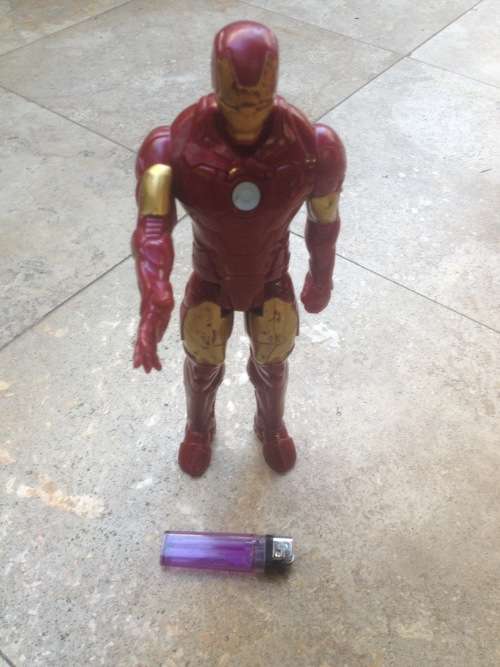 Marvel Iron man figure 2013 with dvd the movie 2008
