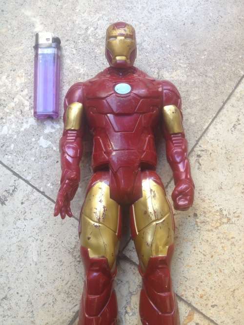 Marvel Iron man figure 2013 with dvd the movie 2008