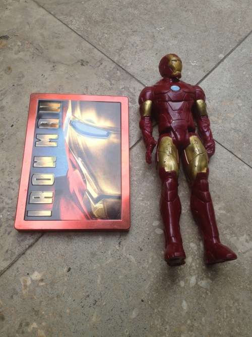 Marvel Iron man figure 2013 with dvd the movie 2008