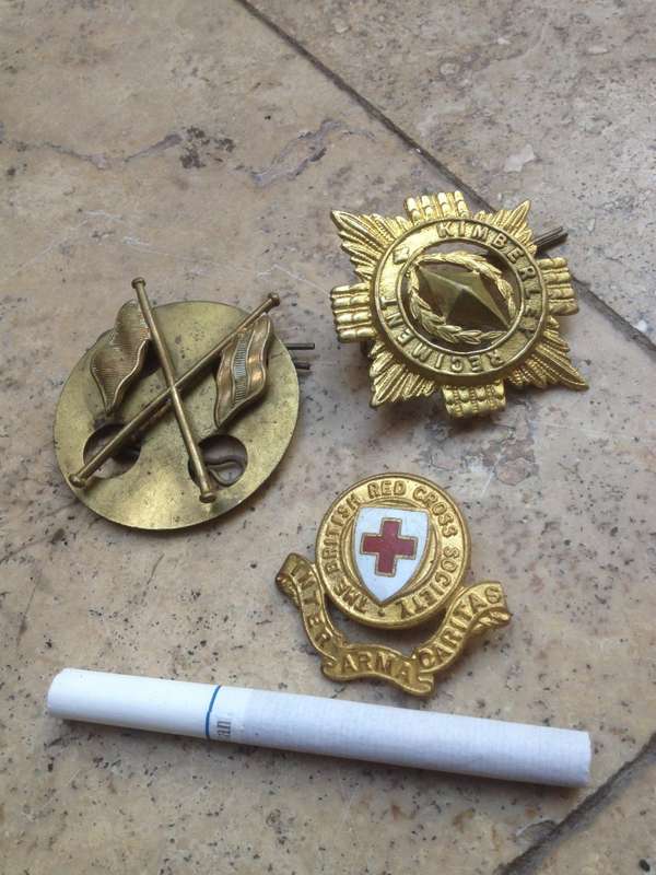 vintage army badge lot