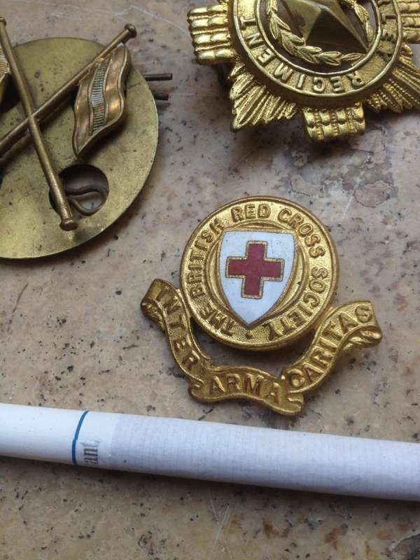 vintage army badge lot