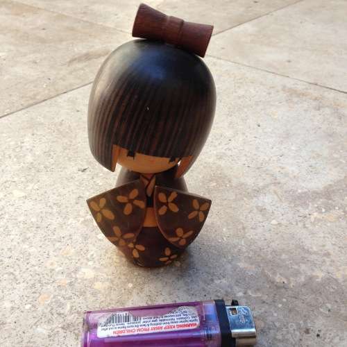 vintage kokeshi doll