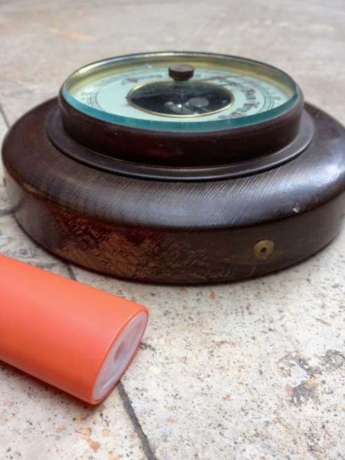 vintage west german barometer