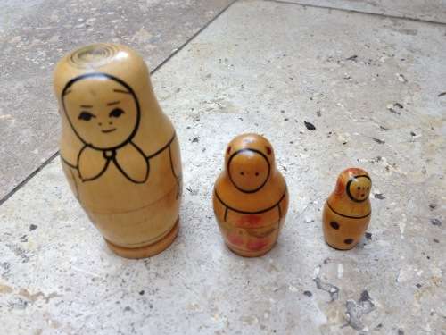 russian nesting doll of 3