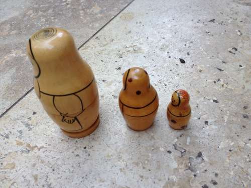 russian nesting doll of 3