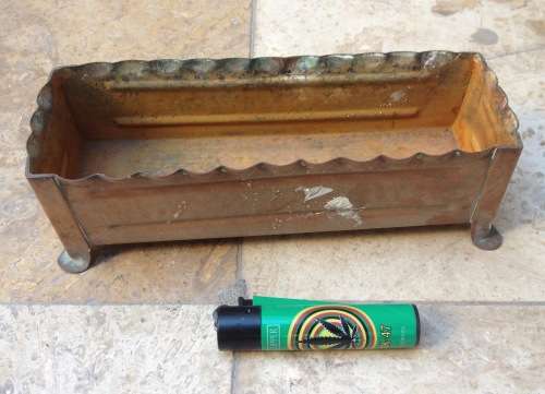 small vintage copper planter
