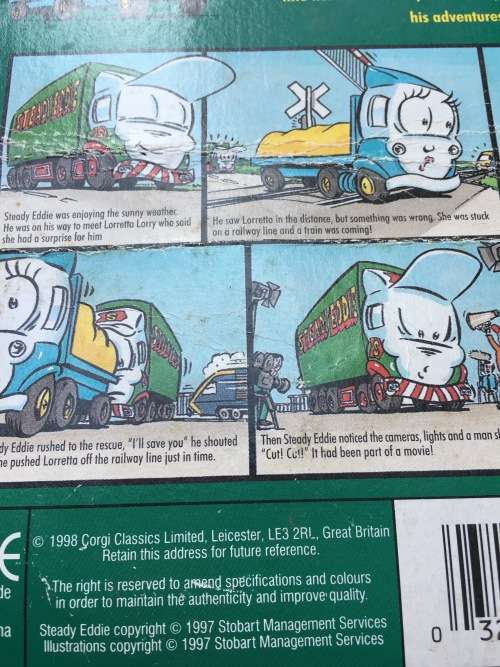 Corgi steady eddie Lorretta lorry 1998 boxed