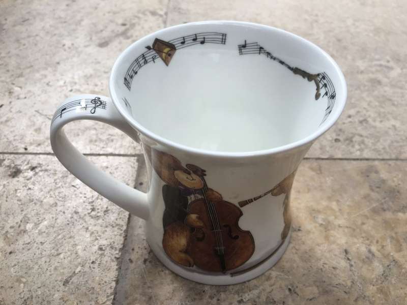 Hudson Middleton Musical teds mug , fine bone china