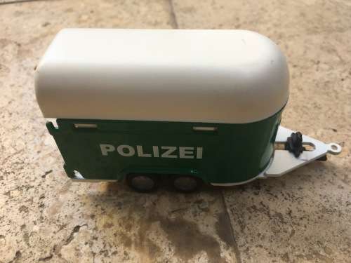 Siku 1996 , diecast , Polizei trailer rare 1,55