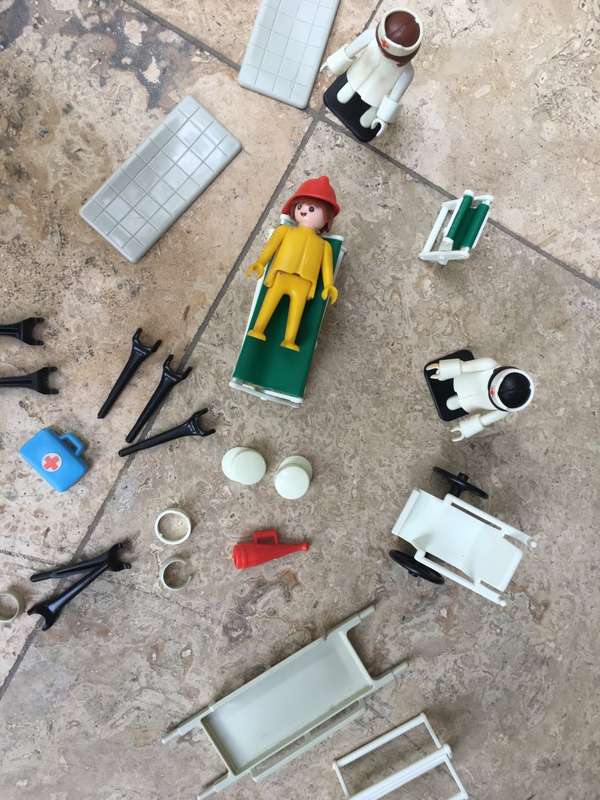 playmobil medical vintage lot