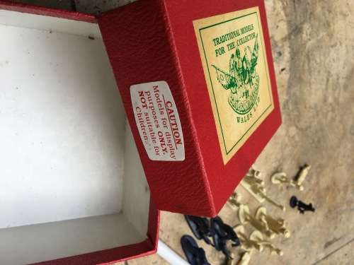 Trophy miniatures wales red box with pvc model lot unpainted
