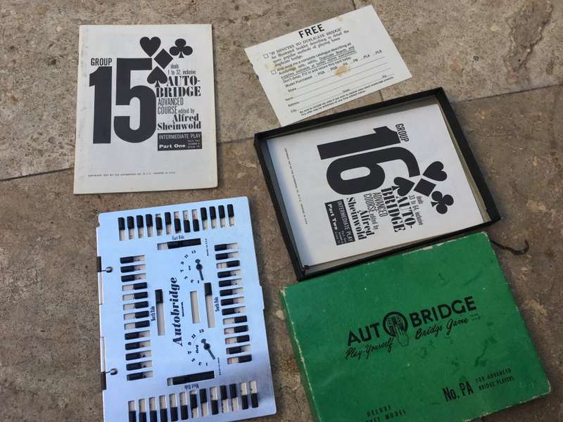 vintage autobridge  , play yourself bridge game