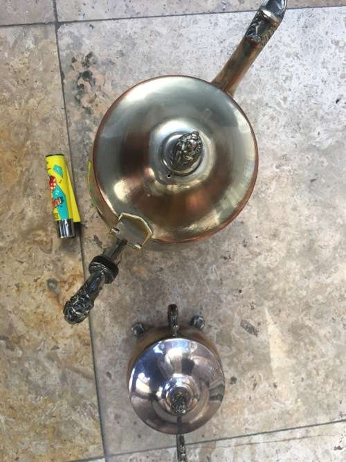 vintage Elweco silver plated tea pot teapot and sugar bowl sp on b