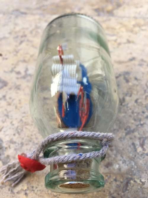 small ship in a bottle