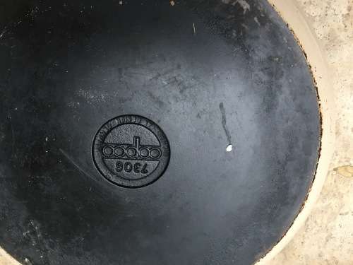 vintage copco Michael Lax Design skillet 7306 , large enamel pan
