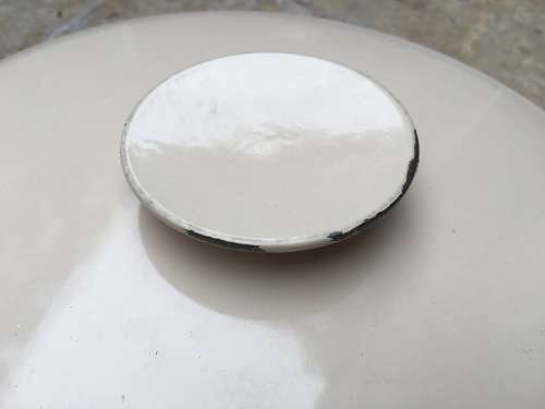 vintage copco Michael Lax Design skillet 7306 , large enamel pan