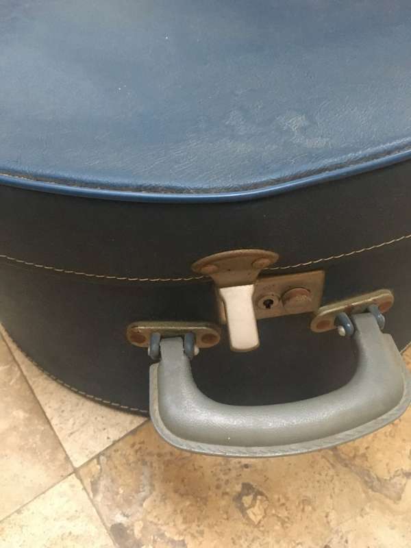 vintage hat luggage bag Sapro