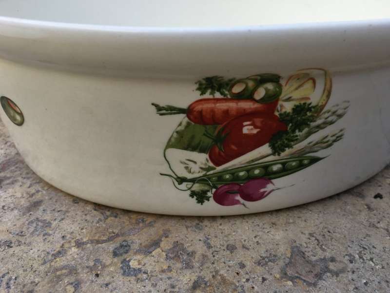 vintage Ergersund Norway lidded pot
