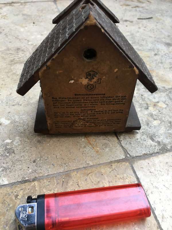 vintage weather house