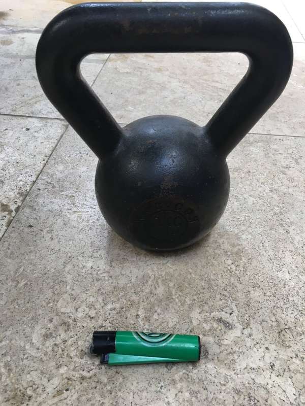 vintage RKC russian kettlebell 18 lbs , 8 kg