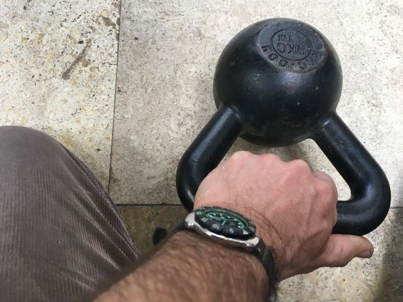 vintage RKC russian kettlebell 18 lbs , 8 kg