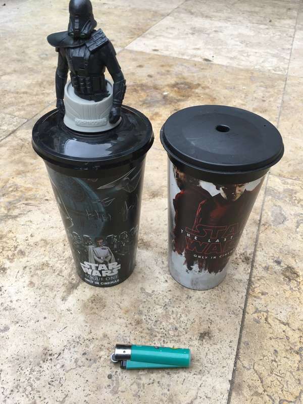 star wars starwars movie cup pair of 2
