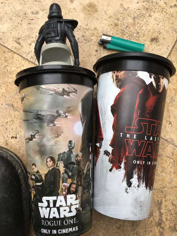 star wars starwars movie cup pair of 2