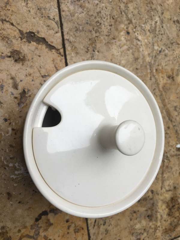 Villeroy and Boch , vintage sugar bowl , amsterdam canals