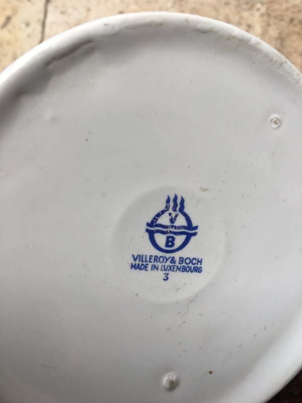 Villeroy and Boch , vintage sugar bowl , amsterdam canals