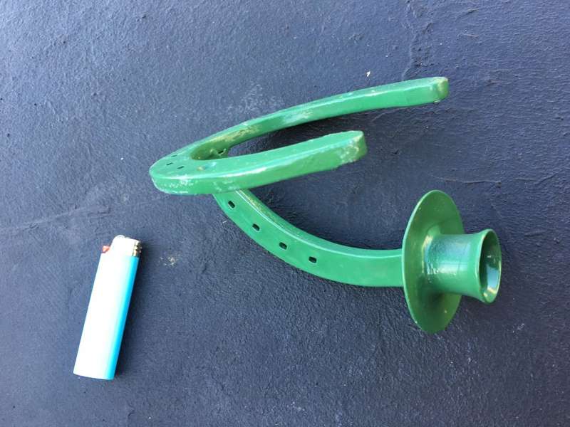 Lucky horseshoe horse shoe candle holder , wall mount