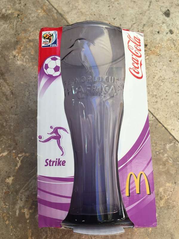 McDonald's Coca-Cola Coke Glass 2010 FIFA World Cup South Africa
