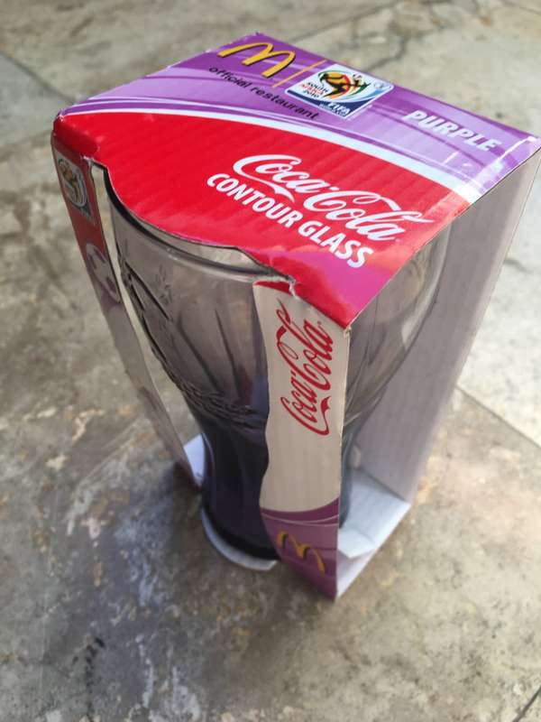 McDonald's Coca-Cola Coke Glass 2010 FIFA World Cup South Africa