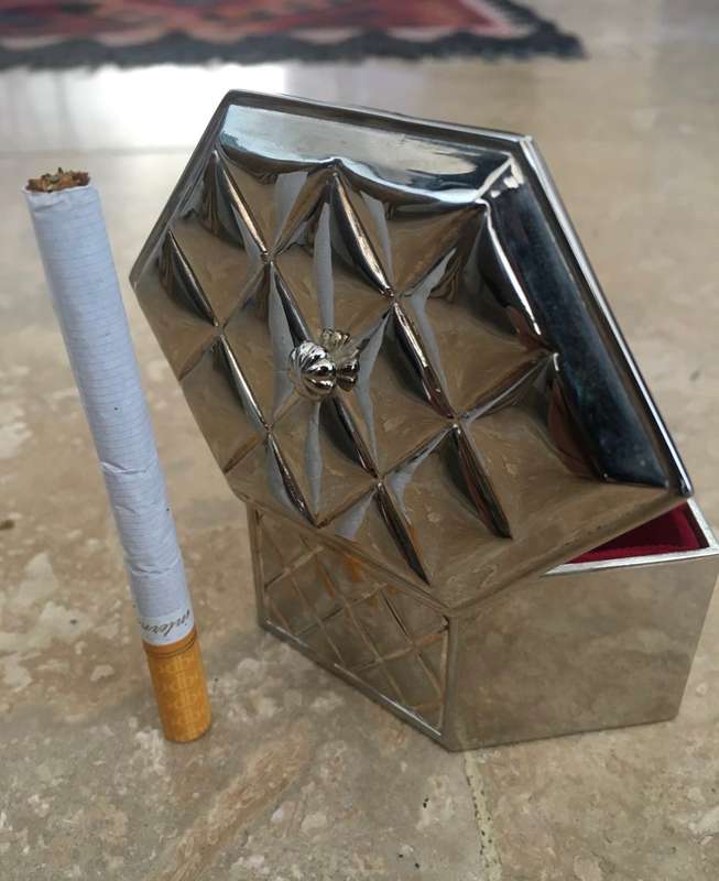 vintage vera lucino trinket box , 2002