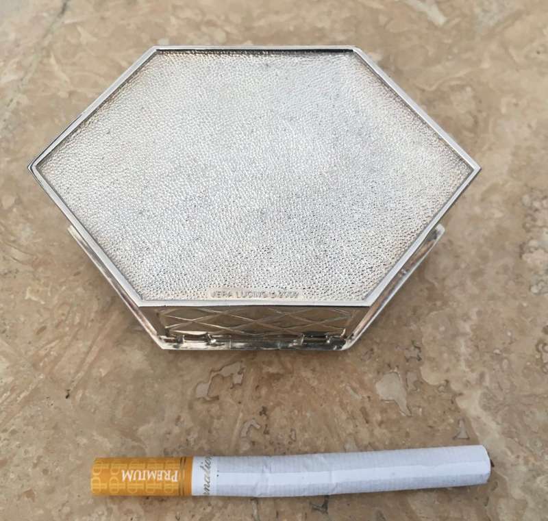 vintage vera lucino trinket box , 2002