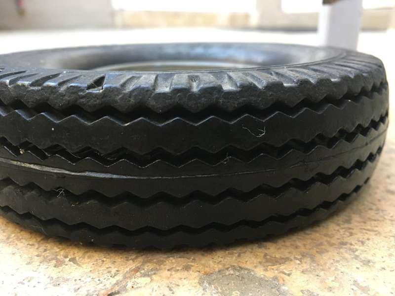 vintage firestone tyre ashtray, original Glass !