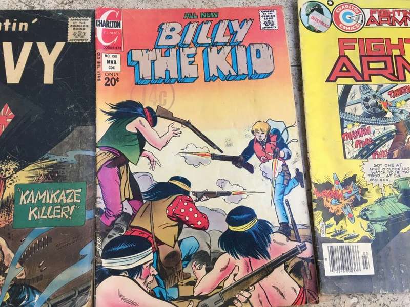 vintage Charlton comics lot of 4 , old comics