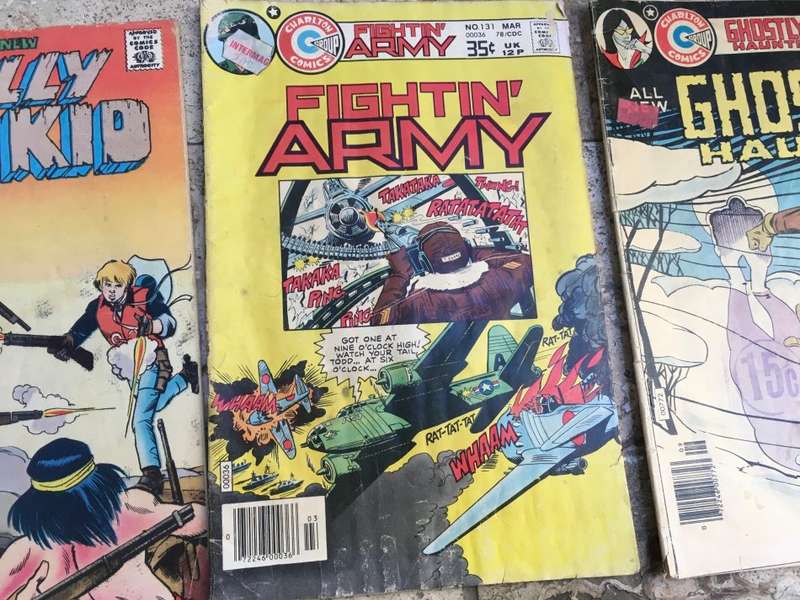 vintage Charlton comics lot of 4 , old comics