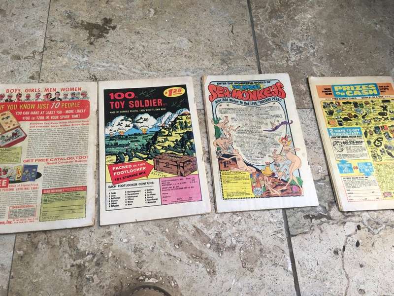 vintage Charlton comics lot of 4 , old comics