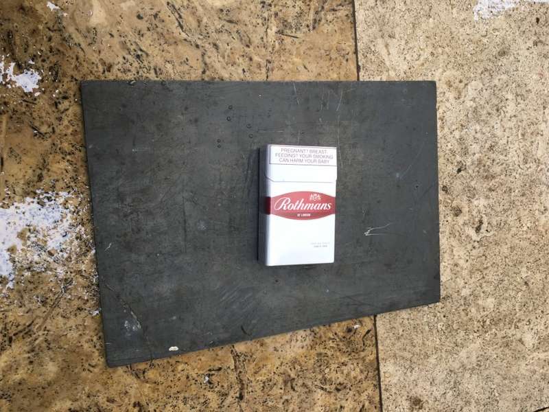vintage lead printing plate ,advertising  Austin half ton pick up