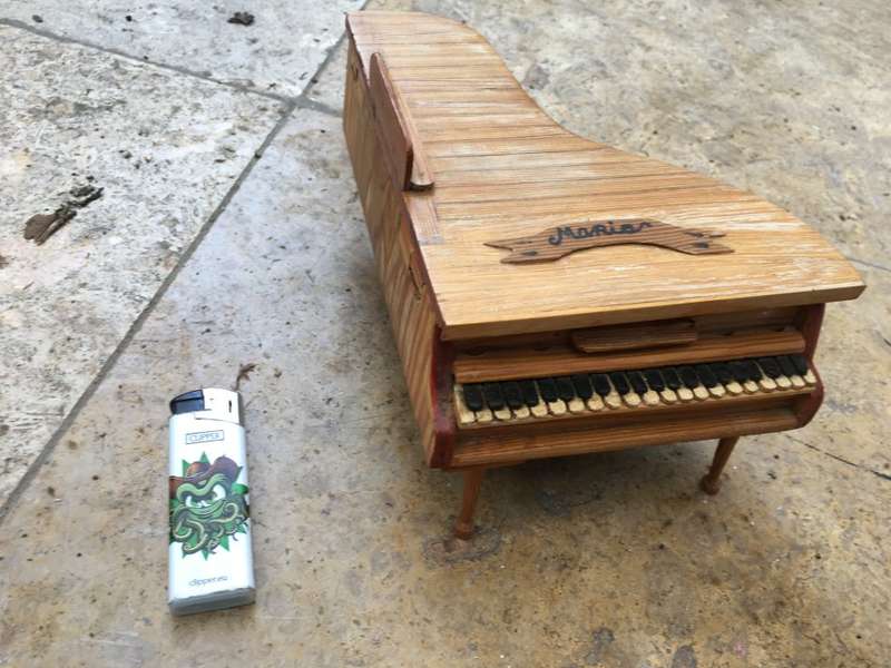 vintage Piano jewellery box , maria
