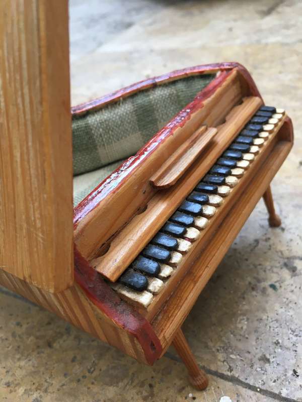 vintage Piano jewellery box , maria